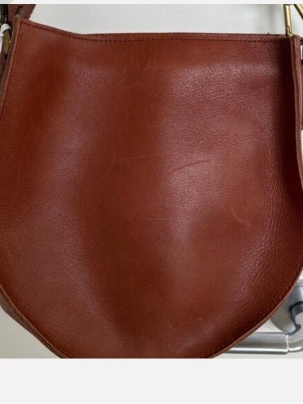 MADEWELL Leather Transport Saddlebag in Cognac